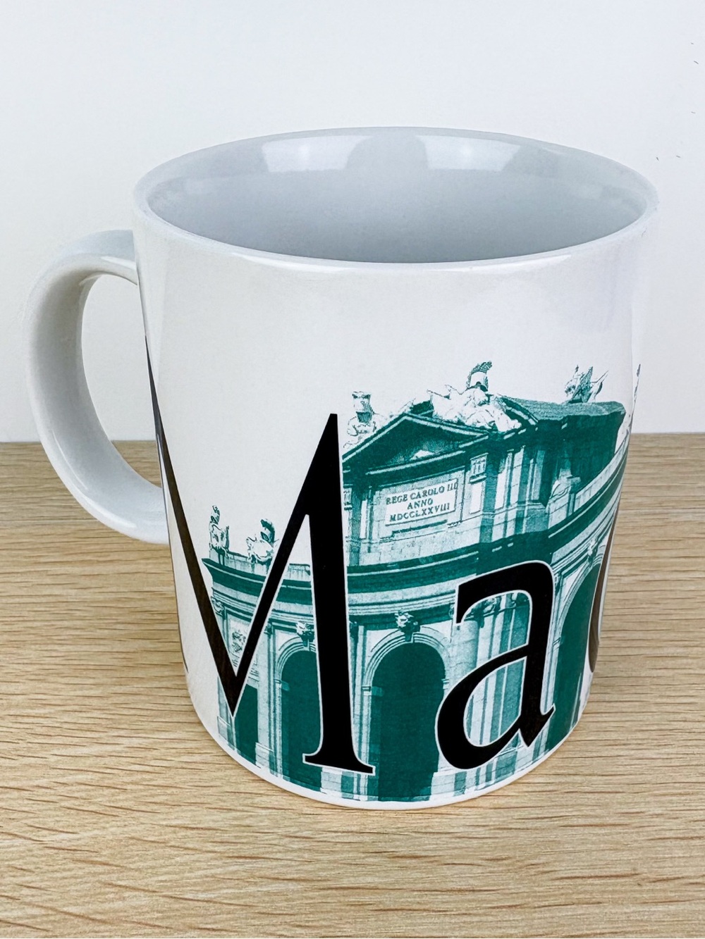 Starbucks Madrid 2002 City Mug Collector Series Mug Spain Vintage NEW 16oz Blue